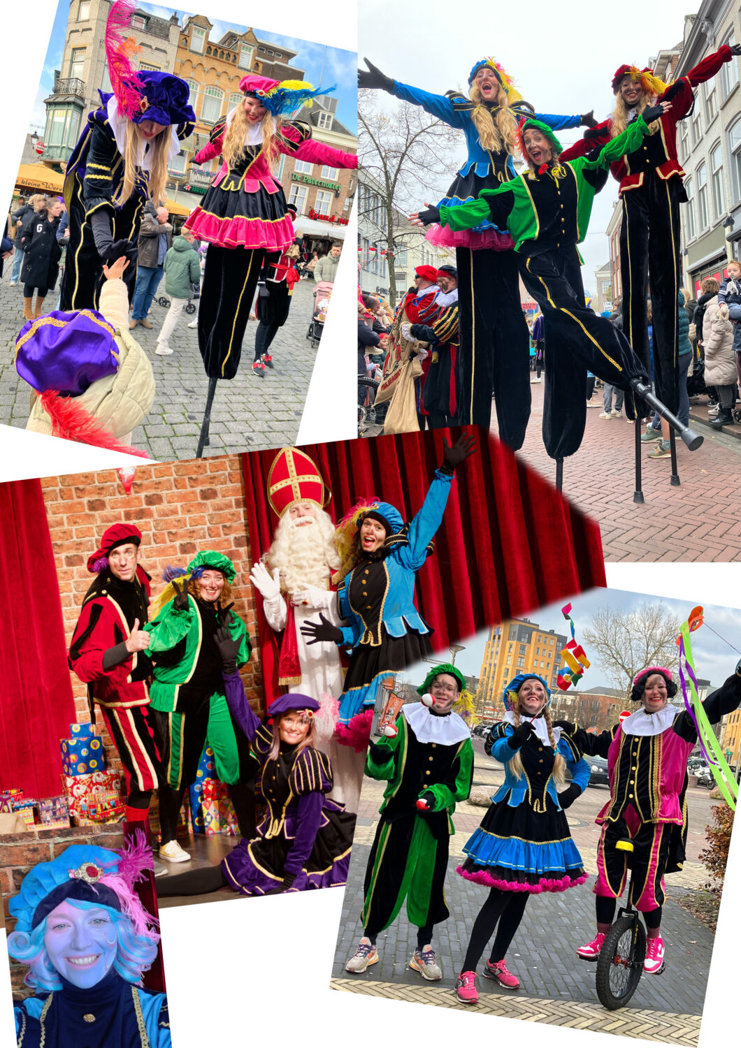Diverse pieten Pieten entertainment Vertier